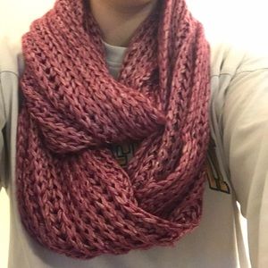 Pink Infinity Scarf